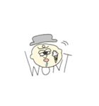 顔にかいてある人たち。（個別スタンプ：11）