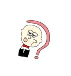 顔にかいてある人たち。（個別スタンプ：12）