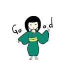 日々をやる、こけし(文字あり)（個別スタンプ：3）