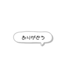 毎日使える日常スタンプ 〜吹き出しver〜（個別スタンプ：4）