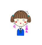 日常で使える女子中学生スタンプ（個別スタンプ：7）