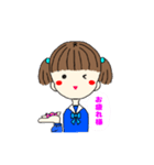 日常で使える女子中学生スタンプ（個別スタンプ：8）
