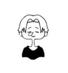 モノクロコンビ（個別スタンプ：3）