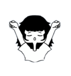 モノクロコンビ（個別スタンプ：4）