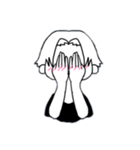 モノクロコンビ（個別スタンプ：5）