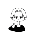 モノクロコンビ（個別スタンプ：13）