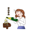 酒クズお嬢様（個別スタンプ：8）