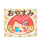 毎日使える！女の子スタンプ(顔Ver)（個別スタンプ：27）