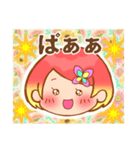 毎日使える！女の子スタンプ(顔Ver)（個別スタンプ：36）