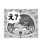 毎日使える！女の子スタンプ(顔Ver)（個別スタンプ：40）