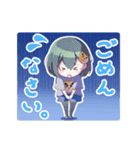 クマ好き女の子①（個別スタンプ：5）