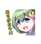 クマ好き女の子①（個別スタンプ：6）