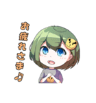 クマ好き女の子①（個別スタンプ：7）