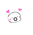 ゆるゆる顔もじ（個別スタンプ：5）