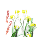 お花と一緒にメッセージ（個別スタンプ：5）