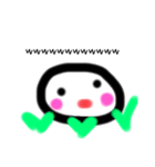 ゆる〜い顔文字（個別スタンプ：6）