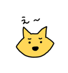 無表情柴（個別スタンプ：5）
