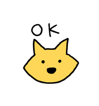 無表情柴（個別スタンプ：7）