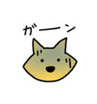 無表情柴（個別スタンプ：20）