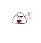 おにぎり眉毛スタンプ（個別スタンプ：4）