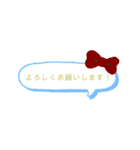 可愛い系  吹き出しイラスト！（個別スタンプ：4）