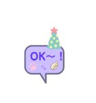 可愛い系  吹き出しイラスト！（個別スタンプ：20）