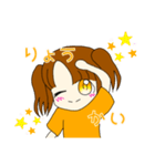 フルーツティーみかん（個別スタンプ：10）