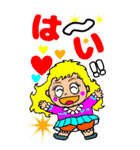 お茶目なルルちゃんのBIGスタンプ（個別スタンプ：7）