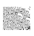 ぐいっとシャクレ（量がちょい多い）（個別スタンプ：10）