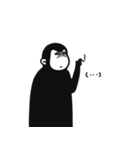 怒っている猿（個別スタンプ：3）