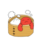 冬のロブスターのロブたんズ（個別スタンプ：6）