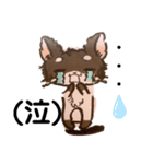 イラスト風 チワワ（個別スタンプ：3）