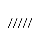 顔文字スタンプ1⃣（個別スタンプ：4）