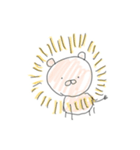 簡単手書きアニマル（個別スタンプ：4）