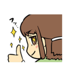 女の子と時々ことり（個別スタンプ：8）