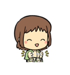 女の子と時々ことり（個別スタンプ：10）