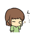 女の子と時々ことり（個別スタンプ：19）