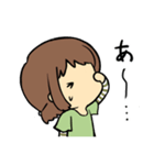 女の子と時々ことり（個別スタンプ：29）