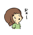 女の子と時々ことり（個別スタンプ：30）
