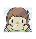 女の子と時々ことり（個別スタンプ：38）