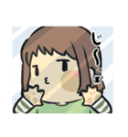 女の子と時々ことり（個別スタンプ：39）