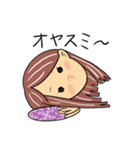 ポーカーフェイスなユイナとアサミ（個別スタンプ：11）