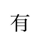 1文字です（個別スタンプ：1）