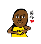 ハロー黒人-（個別スタンプ：14）