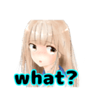 萌え 女子高生 スタンプ English ver（個別スタンプ：2）