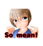 萌え 女子高生 スタンプ English ver（個別スタンプ：7）