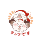 冬とクリスマスとお正月のわん（個別スタンプ：21）