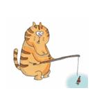 アゴがかっこいい猫ししゃも（個別スタンプ：15）