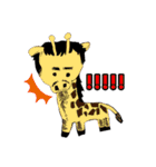 とにかく体毛の濃いどうぶつ。（個別スタンプ：8）