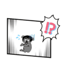 とにかく体毛の濃いどうぶつ。（個別スタンプ：16）